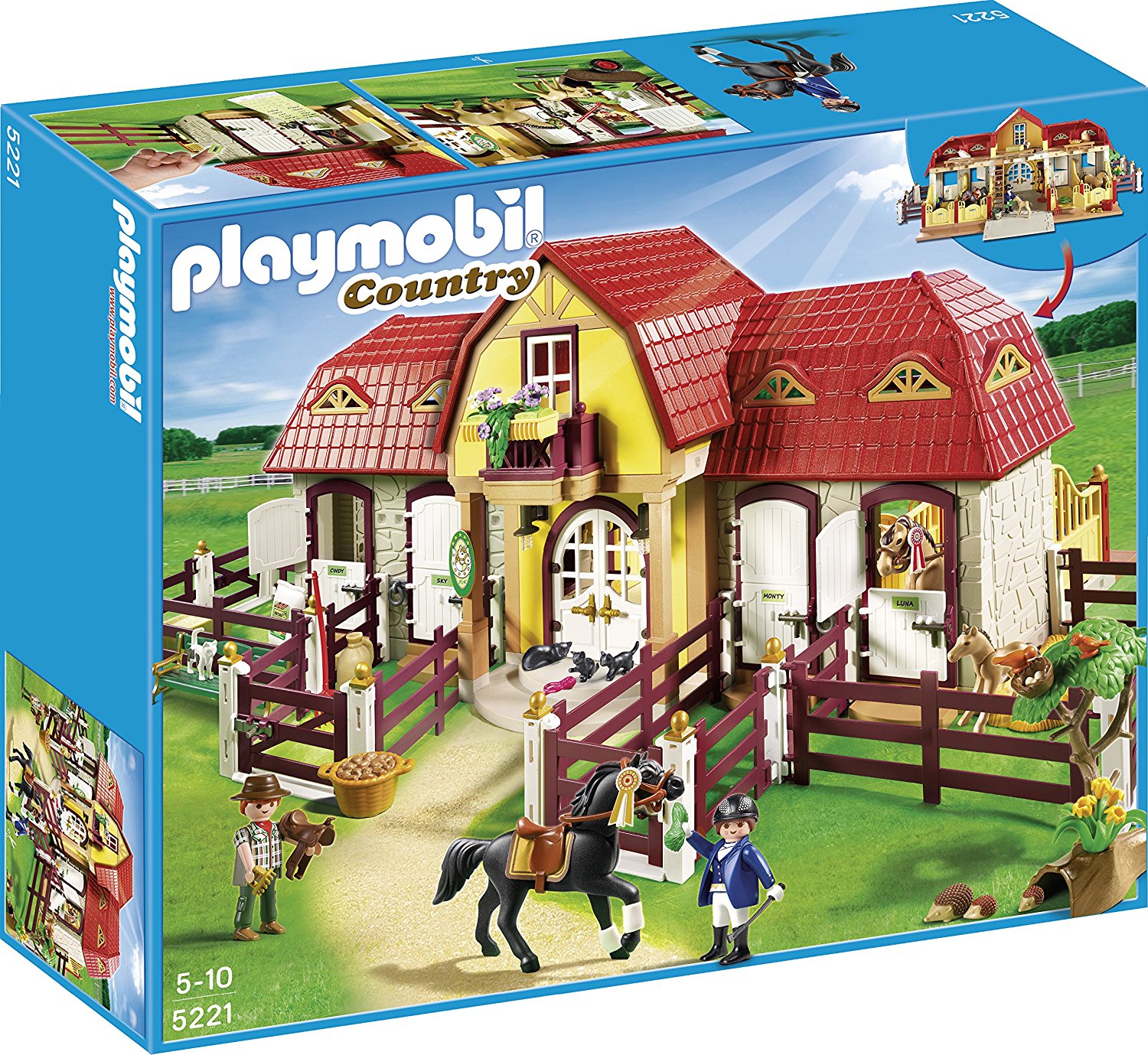 Playmobil centre equestre 4190 pas cher