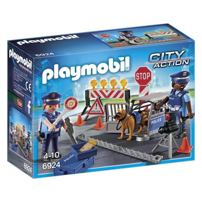 Playmobil police soldes