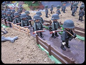 Playmobil soldat allemand militaire