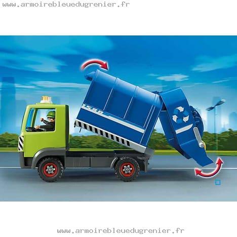 Playmobil city action camion de recyclage