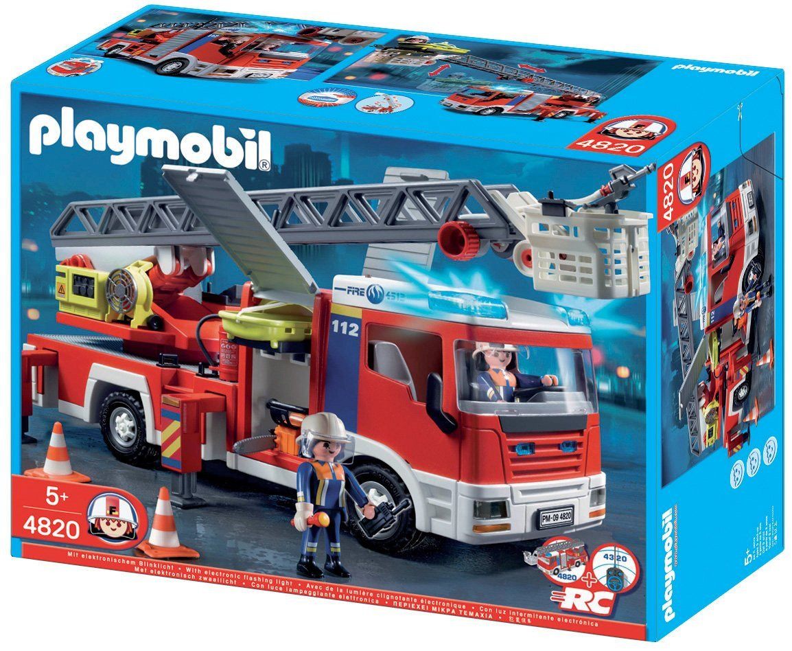Histoire playmobil pompier