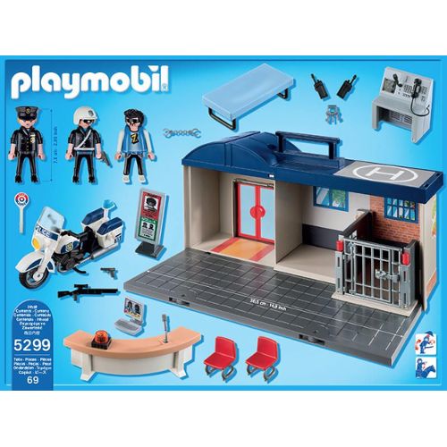 Commissariat playmobil moins cher