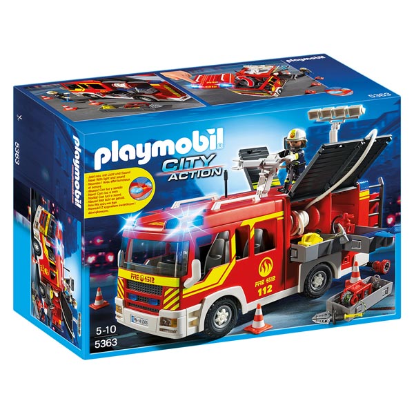 Camion de police playmobil king jouet