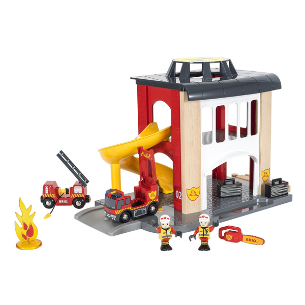 Caserne pompier playmobil king jouet