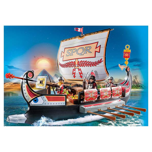 Bateau de romain playmobil