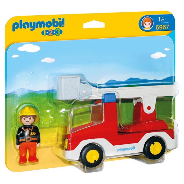 Playmobil camion pompier king jouet