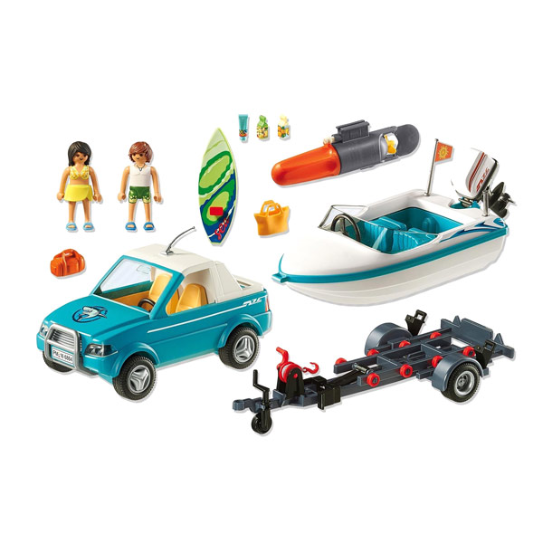 Playmobil jeep bateau