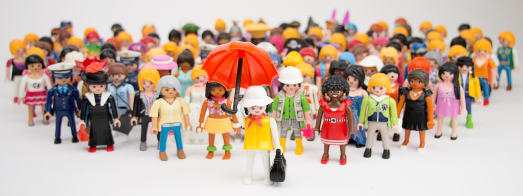 Playmobil petite fille blonde