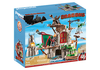 Playmobil dragons berk island fortress playset