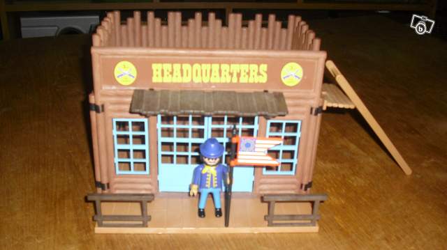 Playmobil cowboy maison