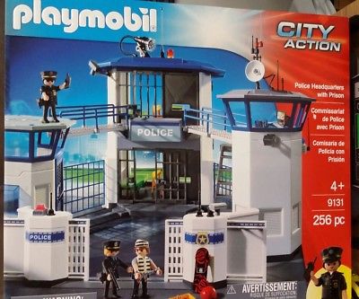 Playmobil city action police headquarters with prison