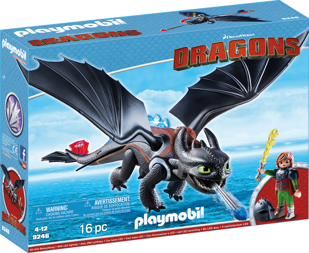 Playmobil 9246 dragons harold et krokmou editions limitées