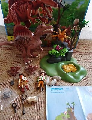 Playmobil 4174 spinosaurus mit dino nest