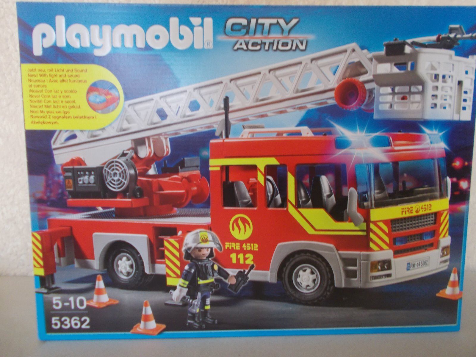 Playmobil camion pompier amazon