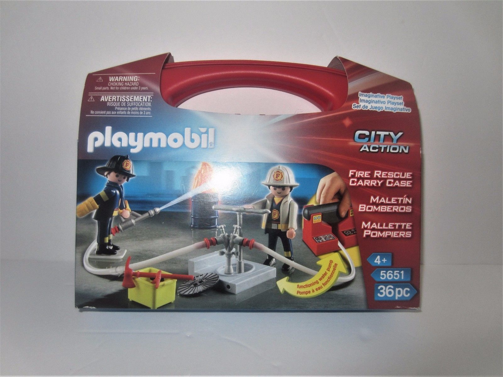 Playmobil city action fire rescue carry case