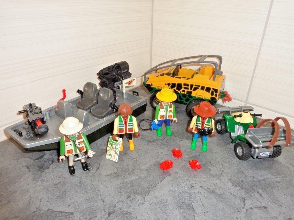 Playmobil dinosaure quad