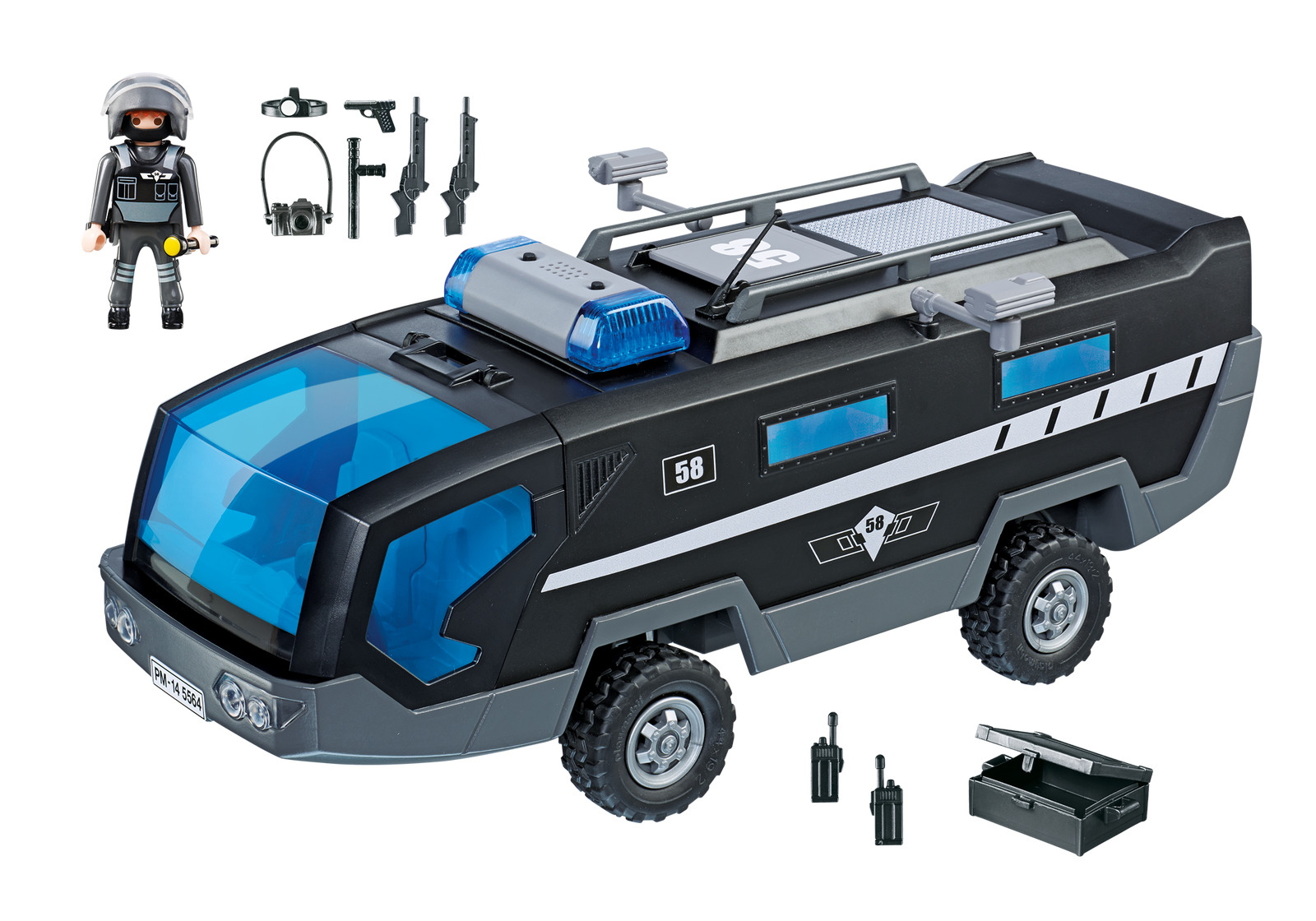 Playmobil city action tactical unit command vehicle 5564