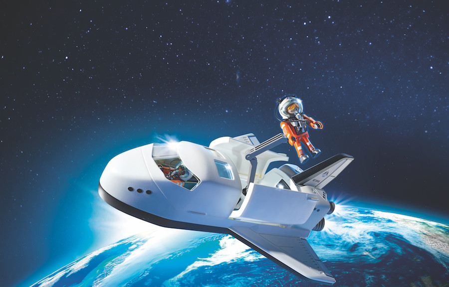 Playmobil city action space shuttle set