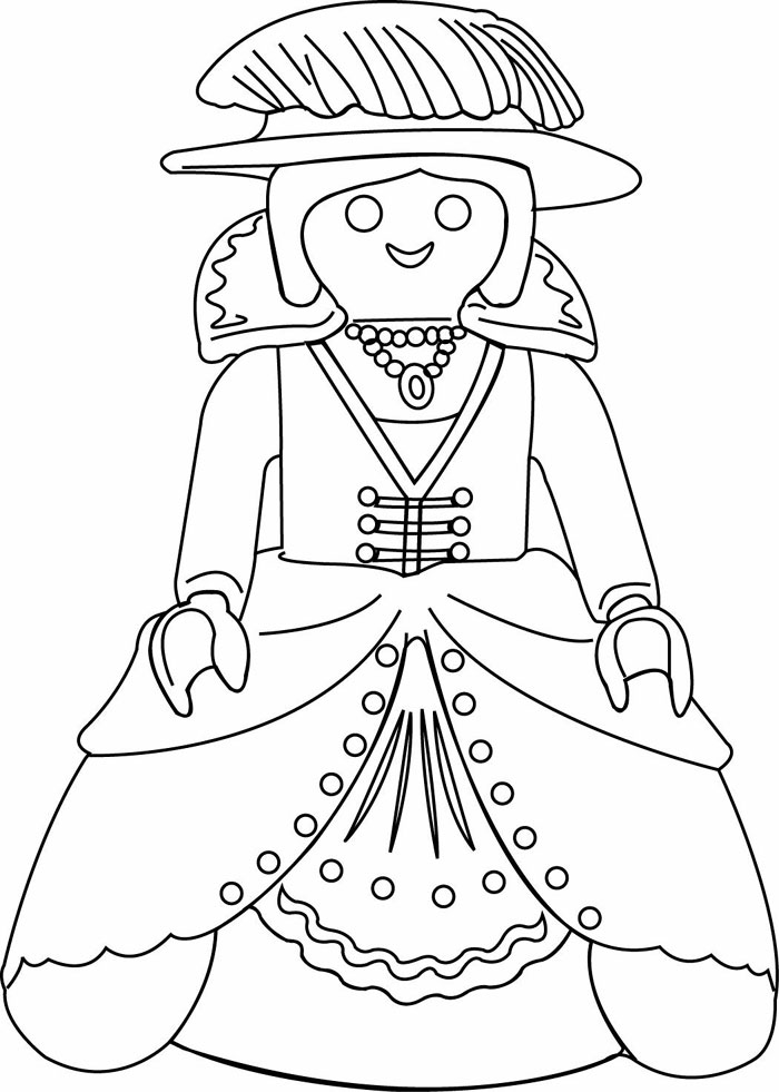 Playmobil personnage dessin