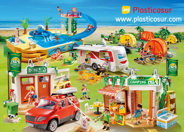 Playmobil camping de segunda mano