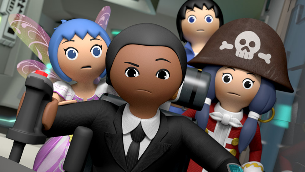 Dessin animé playmobil fantome