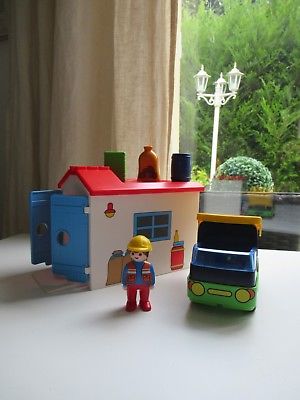 Playmobil 123 camion avec garage