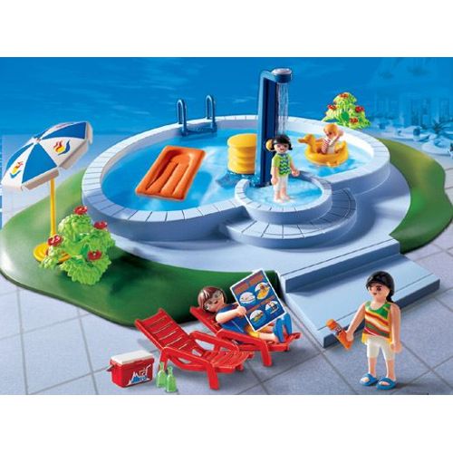 Playmobil camping piscine