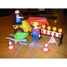 Tracteur playmobil chantier