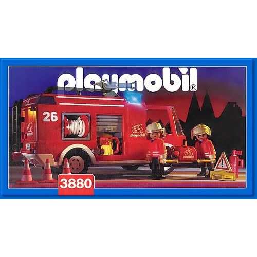 Playmobil camion de pompier pas cher