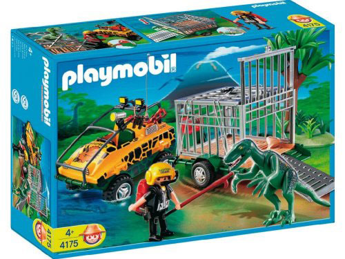 Playmobil remorque dinosaure