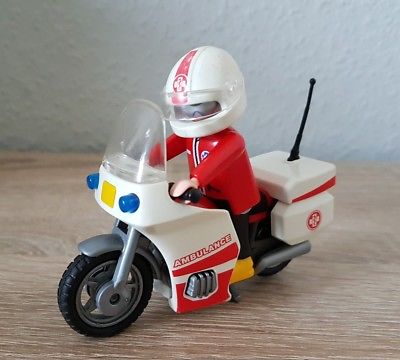 Playmobil ambulance motorrad