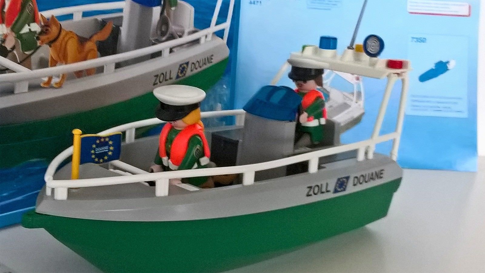 Playmobil bateau douane 4471