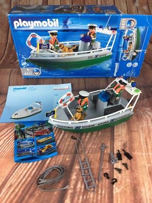 Playmobil police boat instructions