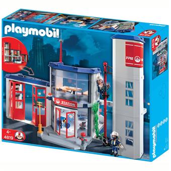 Caserne de pompier playmobil youtube