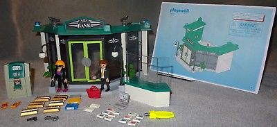 Playmobil 5177 city action bank with safe