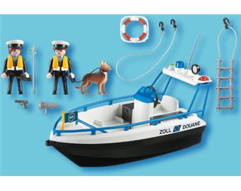 Playmobil bateau police douane