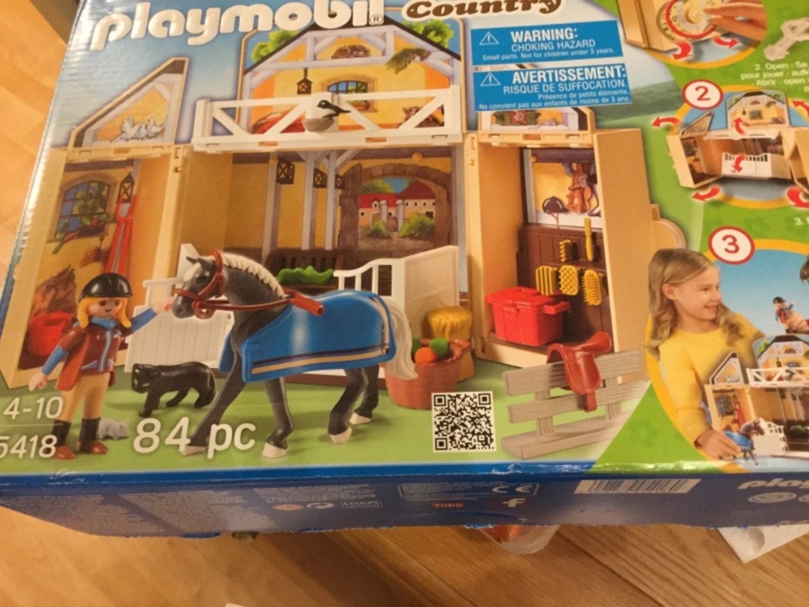 Playmobil 5418 country my secret pony farm playbox