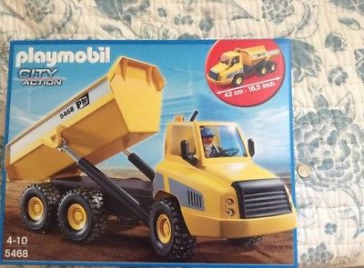 Playmobil city action industrial dump truck