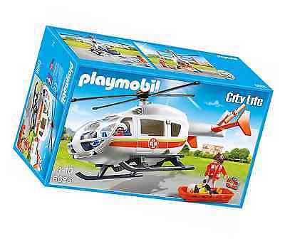 Playmobil city life emergency helicopter