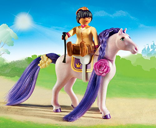 Playmobil 6855 ecurie avec cheval à coiffer et princesse