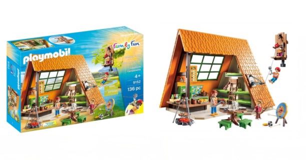Playmobil camping lodge best price