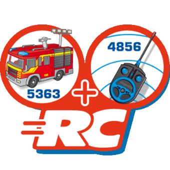 Playmobil 5363 fourgon pompier gyrophare