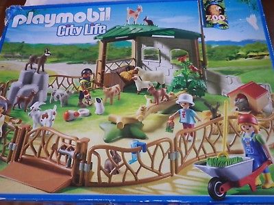 Playmobil city life zoo animals
