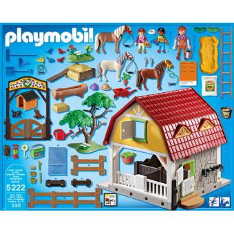 Playmobil country ranch avec poneys