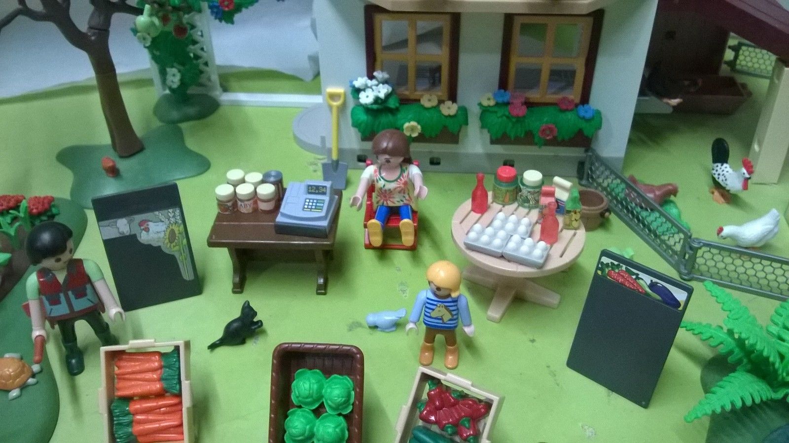 Playmobil ferme marché