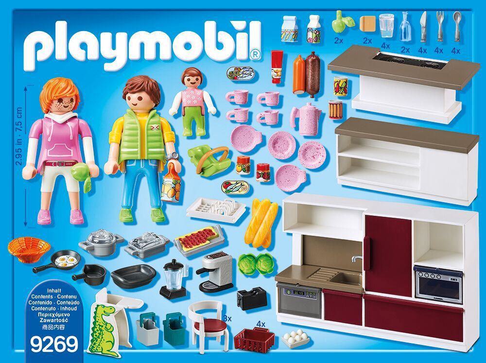 Playmobil city life familien küche