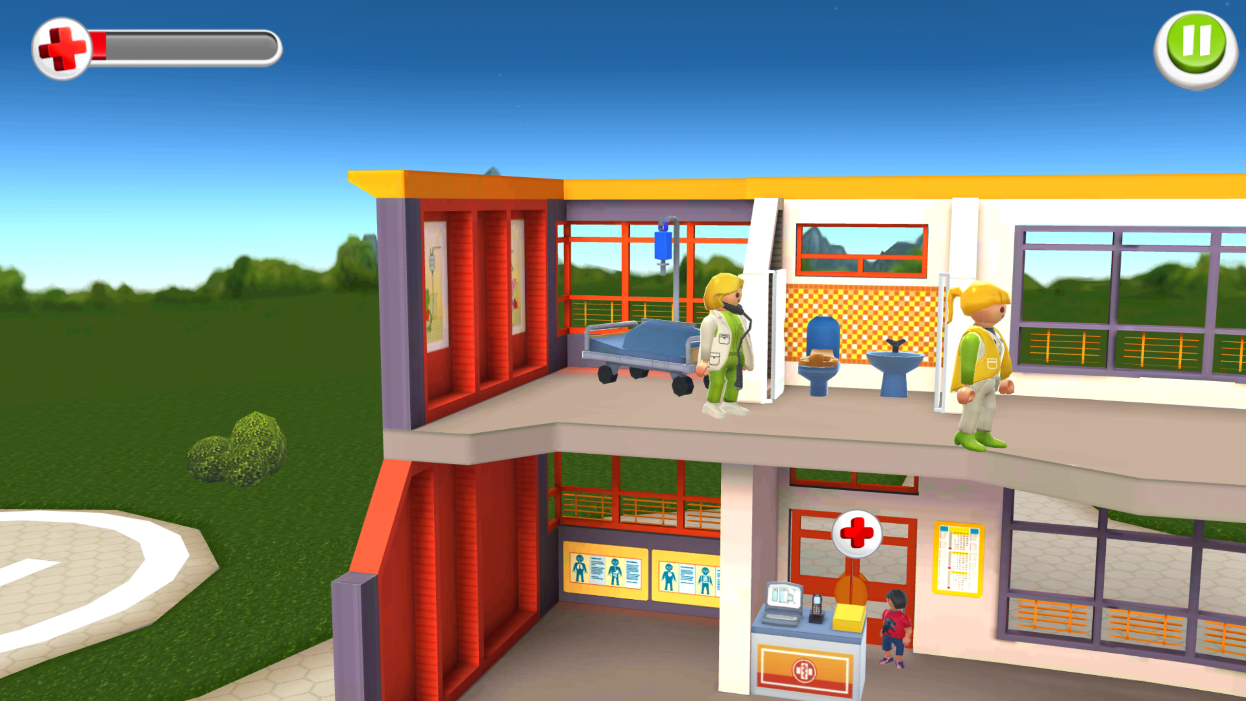 Playmobil hopital jeux