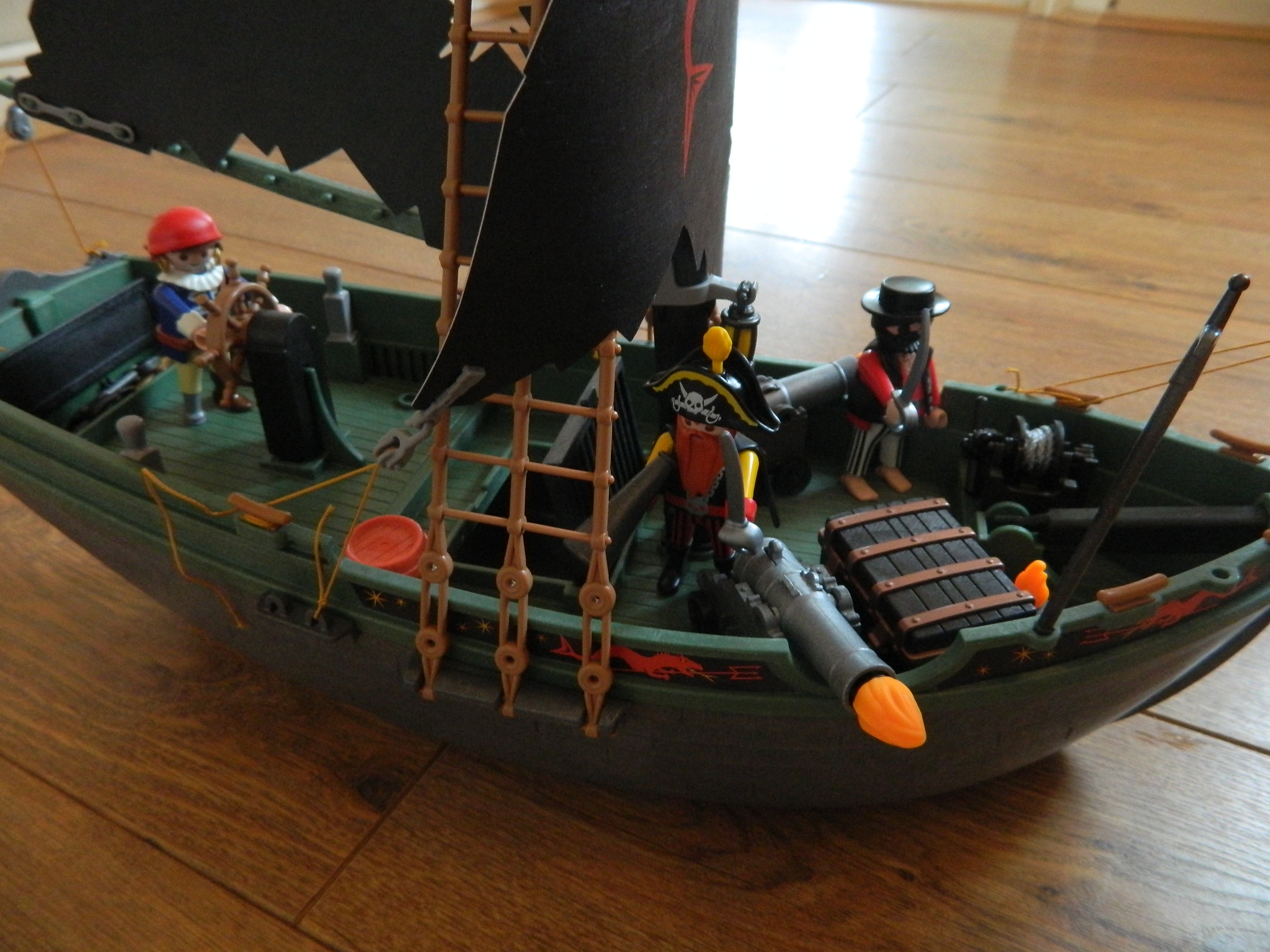 Playmobil pirate ship water