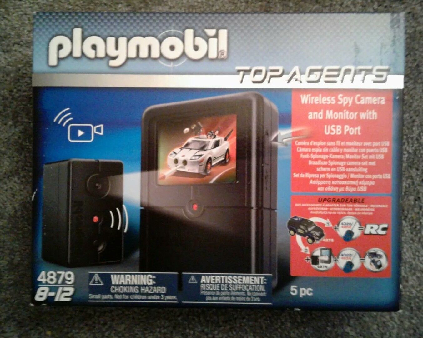 Playmobil voiture agent secret prix