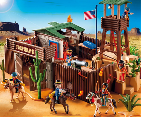 Playmobil video western
